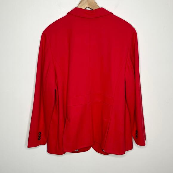 Talbots tomato 🍅 Red Blazer NWOT, Never Worn - Picture 9 of 13